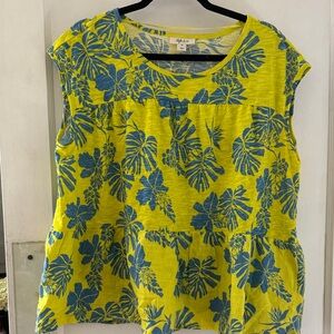 Style &Co tiered cotton top XL